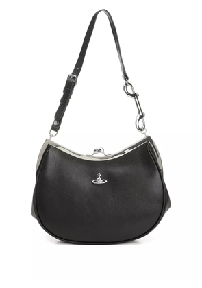 Vivienne Westwood Orb plaque shoulder bag - Black