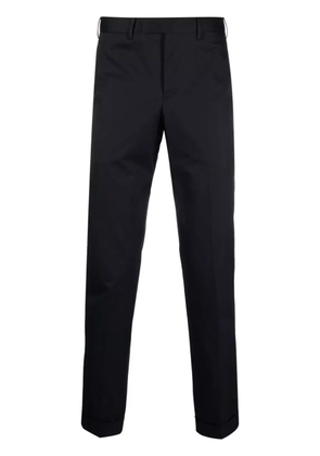 PT Torino slim-fit cotton tailored trousers - Blue