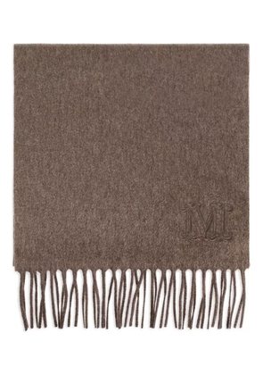 Max Mara fringed scarf - Brown