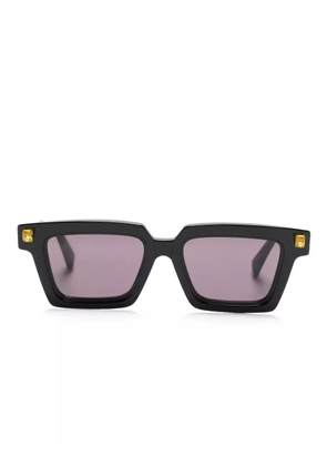 Kuboraum Q2 rectangle-frame sunglasses - Black