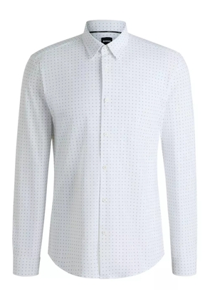 BOSS patterned shirt - White