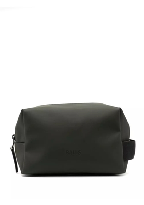 Rains zip-up wash bag - Green