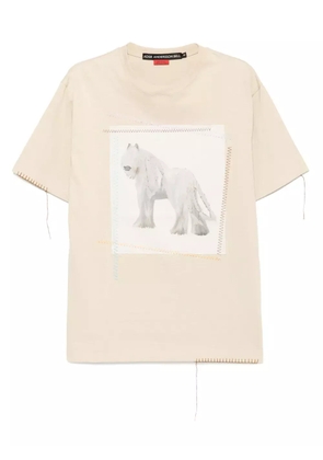 Andersson Bell horse patchwork T-shirt - Neutrals