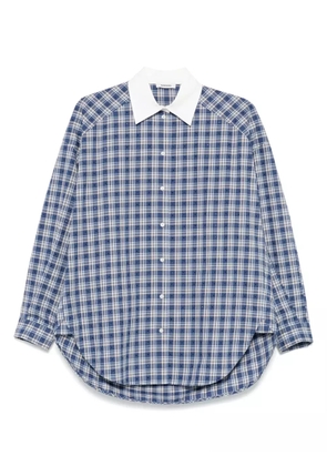 SANDRO crystal-embellished shirt - Blue