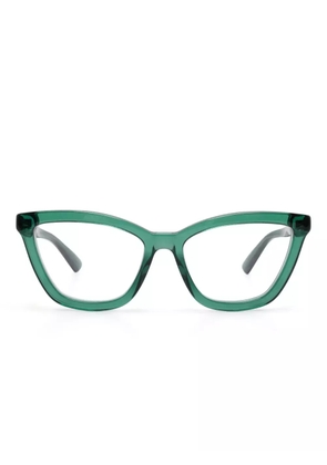 Gucci Eyewear butterfly-frame glasses - Green