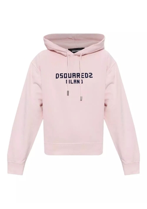 DSQUARED2 logo-print hoodie - Pink