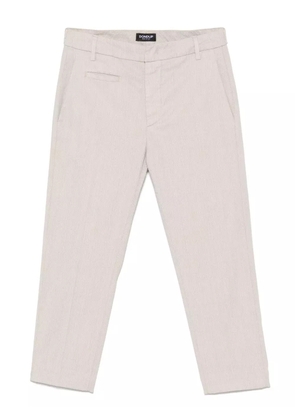 DONDUP herringbone trousers - Grey