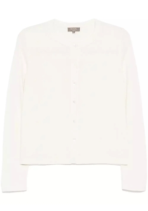 N.Peal Hallie round neck cardigan - Neutrals