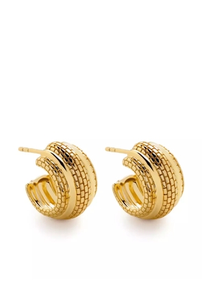 Monica Vinader small Heirloom hoop earrings - Gold