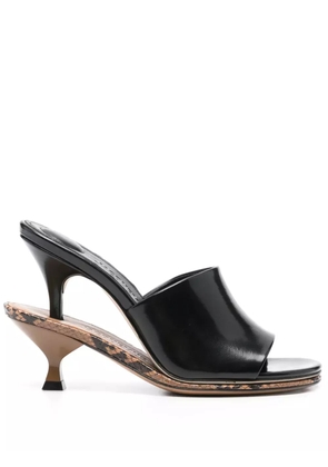 Jacquemus 110mm Les Doubles mules - Black