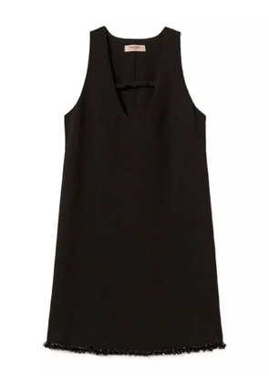 TWINSET bow-detail sequinned-embellished mini dress - Black