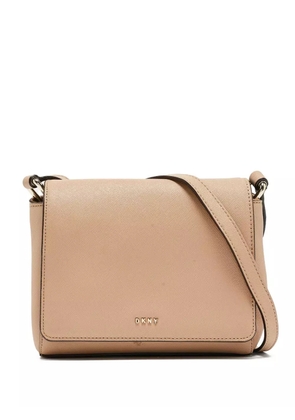 DKNY Vintage pre-owned leather shoulder bag - Neutrals