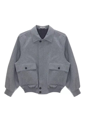 Auralee Moleskin cashmere bomber jacket - Grey