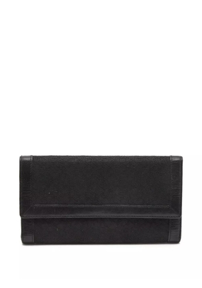 DKNY Vintage pre-owned textured-canvas wallet - Black