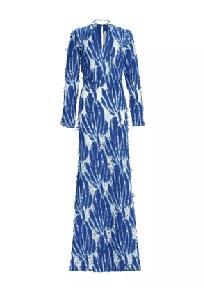 Silvia Tcherassi Ebba maxi dress - Blue
