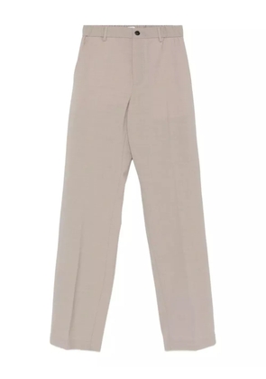 Covert pressed-crease trousers - Neutrals