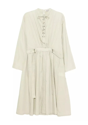 Low Classic drawstring belted dress - Green