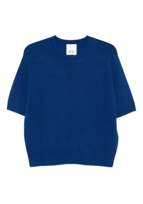 Allude short-sleeve sweater - Blue