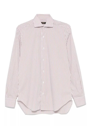Barba striped shirt - Neutrals
