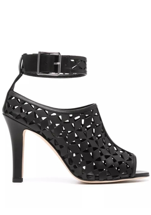 Manolo Blahnik Tingah 105mm laser-cut pumps - Black