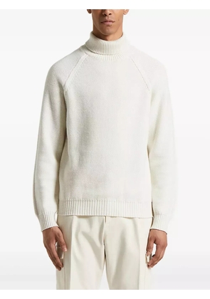 Peserico roll-neck raglan-sleeve sweater - White