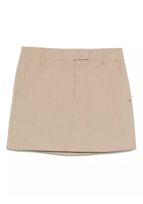 Sportmax wool-blend mini skirt - Neutrals
