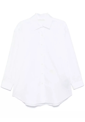 Palm Angels monogram-embroidered shirt - White