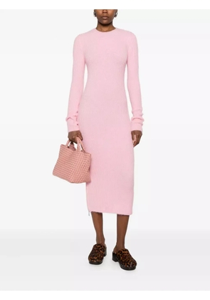 Patrizia Pepe knitted midi dress - Pink
