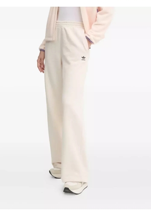 adidas logo-embroidered track pants - White