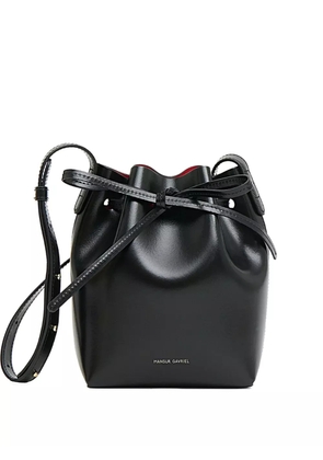 Mansur Gavriel mini leather bucket bag - Black