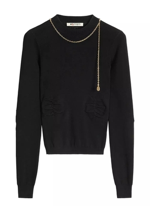 Ports 1961 chain-embellished top - 999-BLACK