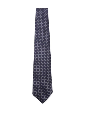 Canali geometric-pattern tie - Blue