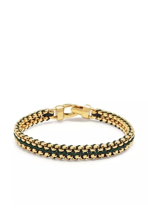 Nialaya Jewelry Woven 8mm Box Chain bracelet - Gold