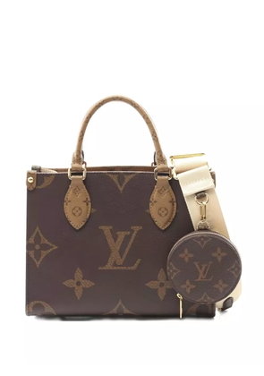 Louis Vuitton Pre-Owned 2021s OnTheGo PM Monogram Reverse tote bag - Brown