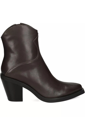 Ash 85mm JUDY leather boots - Brown