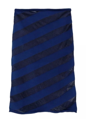Gimaguas Zebara striped midi skirt - Blue