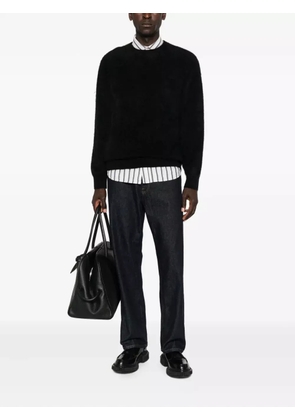 Soft Goat crew-neck sweater - Black