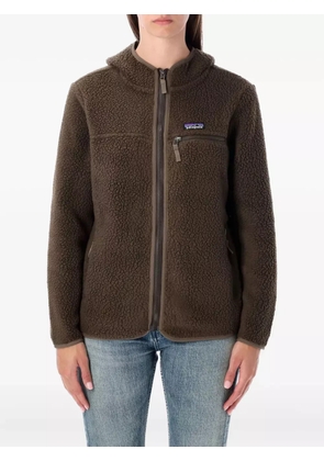Patagonia hooded fleece jacket - Brown