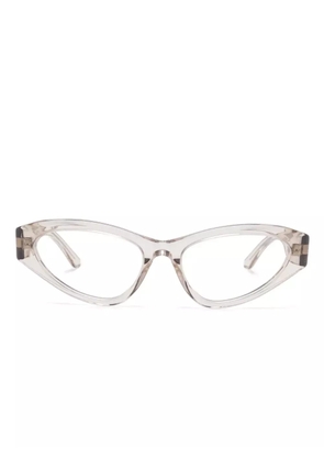 Balenciaga Eyewear rectangle-frame glasses - White