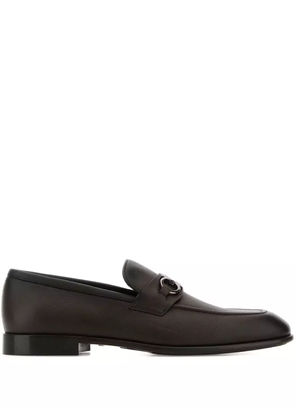Ferragamo Gancini-detail loafers - Brown