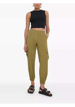 Silvian Heach pocket-cuffed trousers - Green