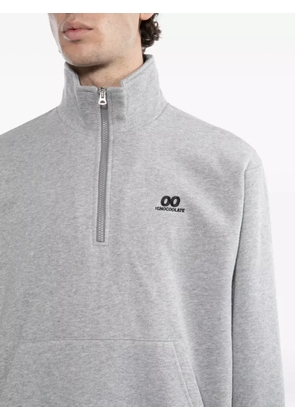 CHOCOOLATE logo zip-up sweatshirt - Grey