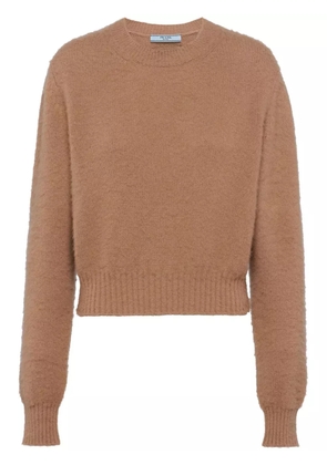 Prada crew-neck cashmere jumper - Neutrals