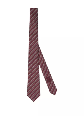 Gucci horsebit chain tie - Red