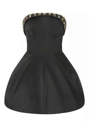 Genny embellished strapless dress - Black