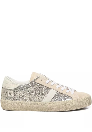 D.A.T.E. glitter-detailing sneakers - Neutrals