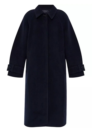 SAMSOE SAMSOE Amla single breasted coat - Blue