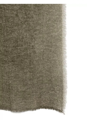 Faliero Sarti fringed-hem scarf - Brown