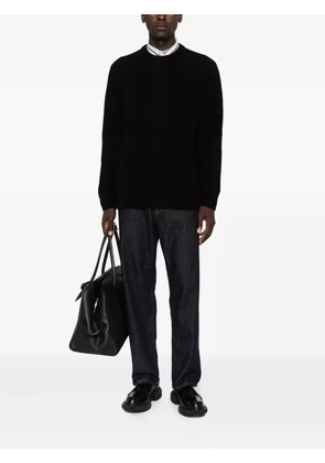 Soft Goat crew-neck sweater - Black