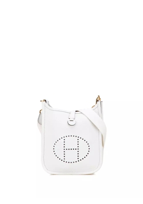 Hermès Pre-Owned 2023 Clemence Evelyne TPM crossbody bag - White